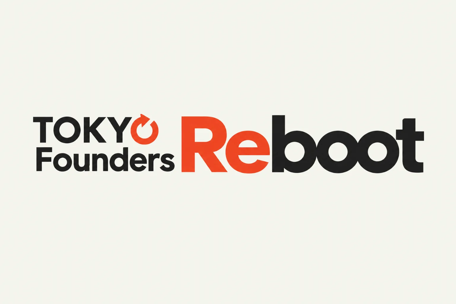 TOKYO Founders Rebootの仮ロゴ